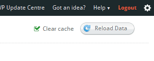 Clear cache & Reload Data